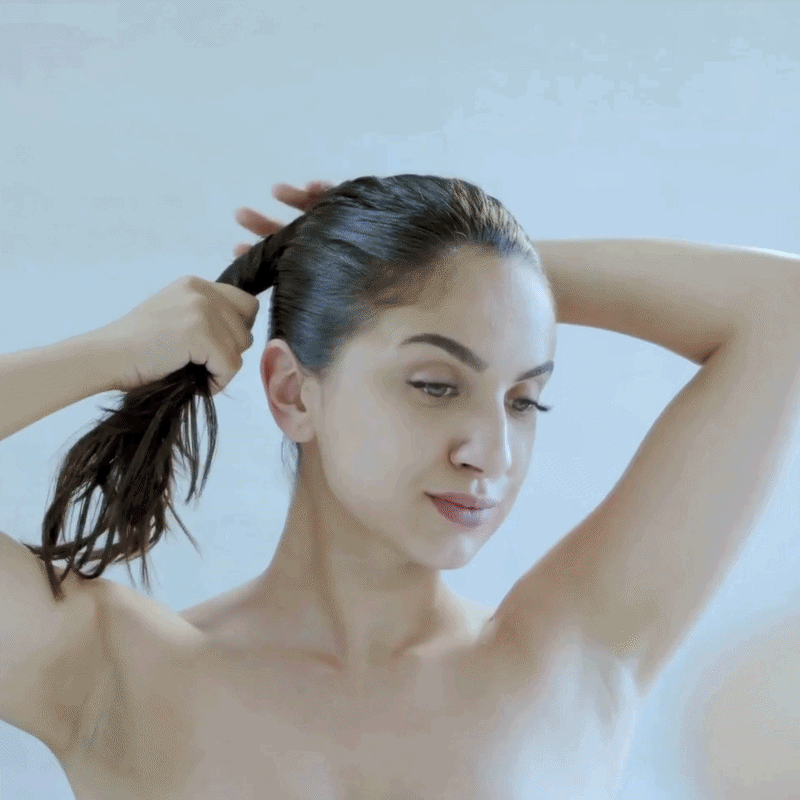 laisser poser puis faire un shampooing